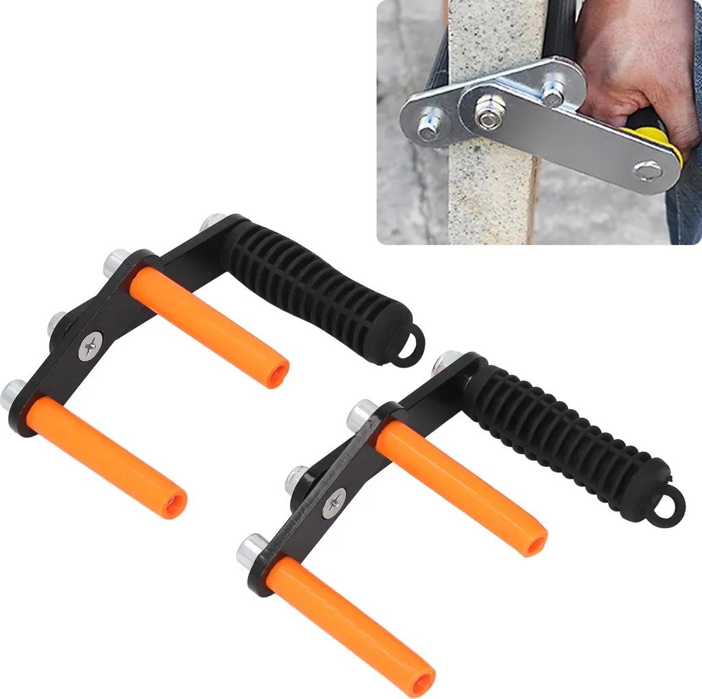 2 Support Panneau Contreplaqué Noir - Outil de Levage pour Cloison Sèche - 3