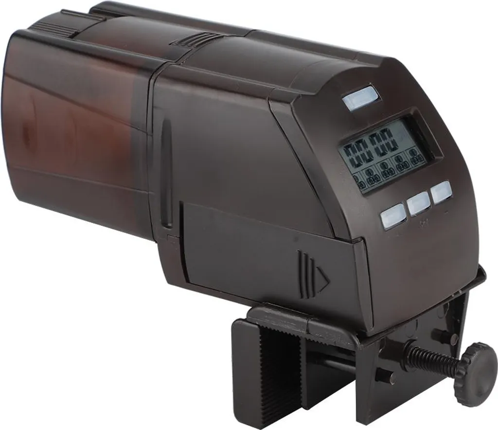 Distributeur nourriture aquarium LCD intelligent avec dosage ajustable