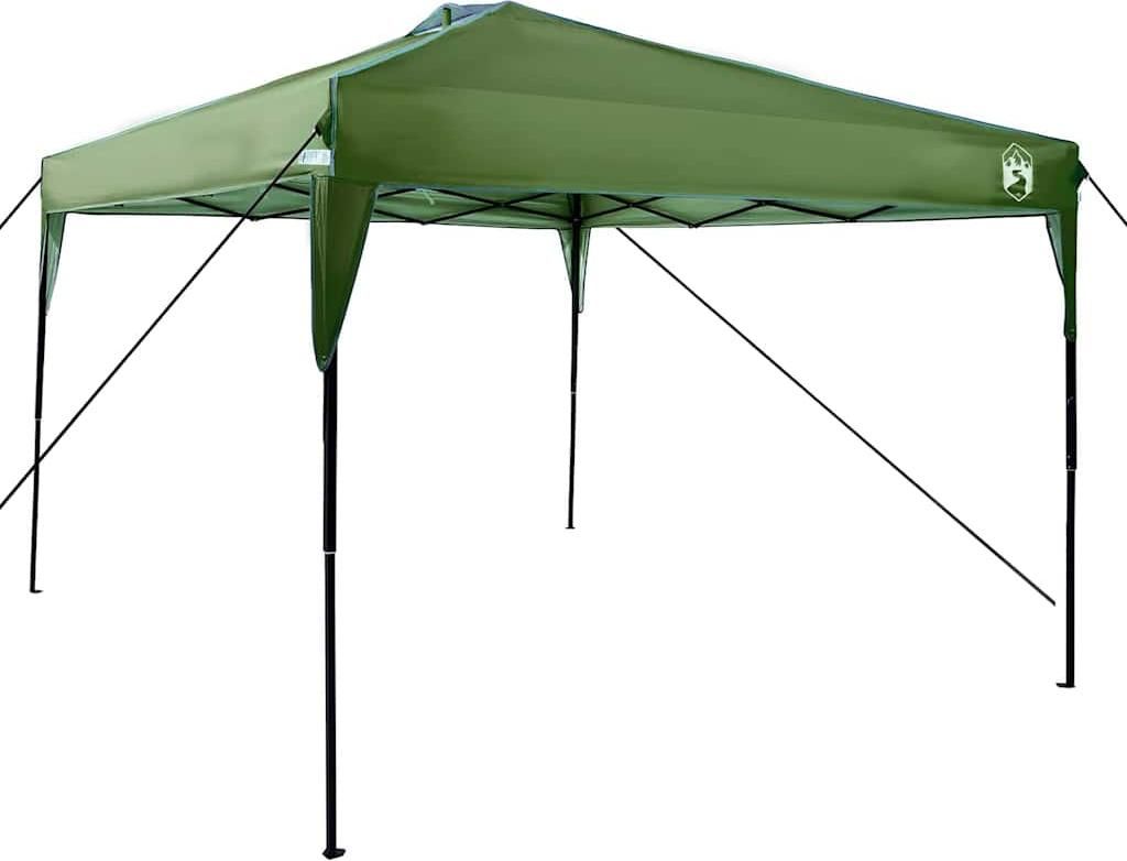 vidaXL Pavillon-Zelt Grün 290 x 290 x 251 cm Stoff