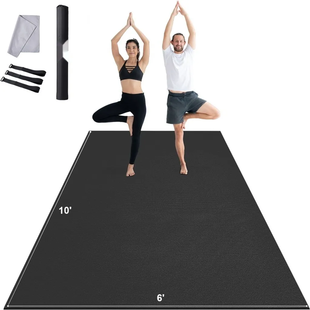 Tapis de fitness antidérapant XXL - Évitez les glissades en gymnastique