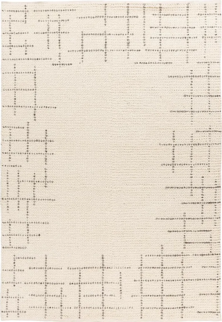 Tapis de passage en laine crème My Freya 271 - Style scandinave chic