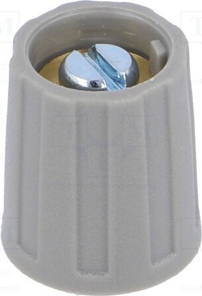 1x Drehknopf ohne Anzeige Ø13,5x15,5mm ØAchse: 6mm grau A2513068 Drehknöpfe für