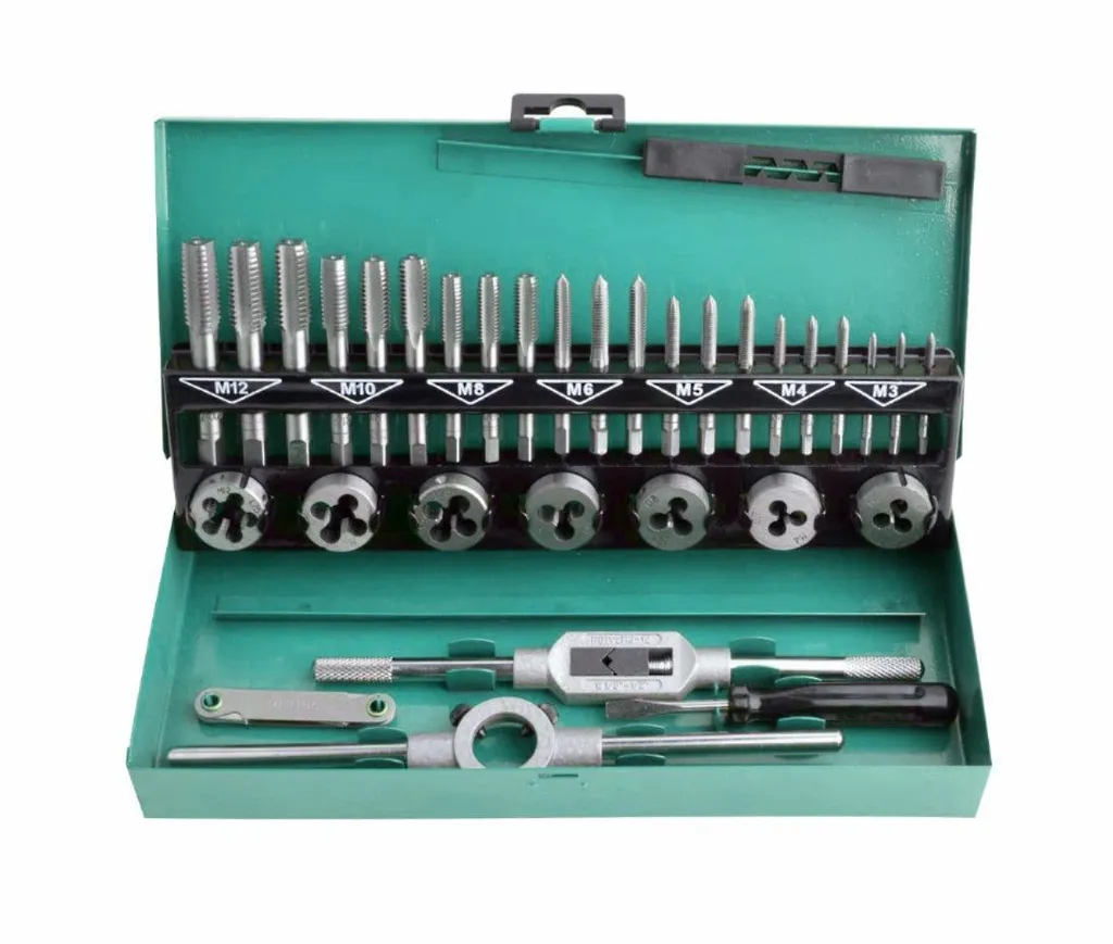 Awtools Kit Maschi e Filiere 32 Pezzi | Ripara Filetti Come un Pro