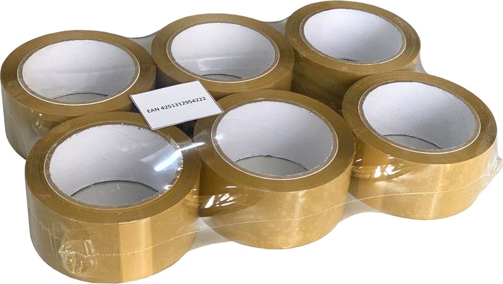 Paketklebeband 6er Pack HTI-Line