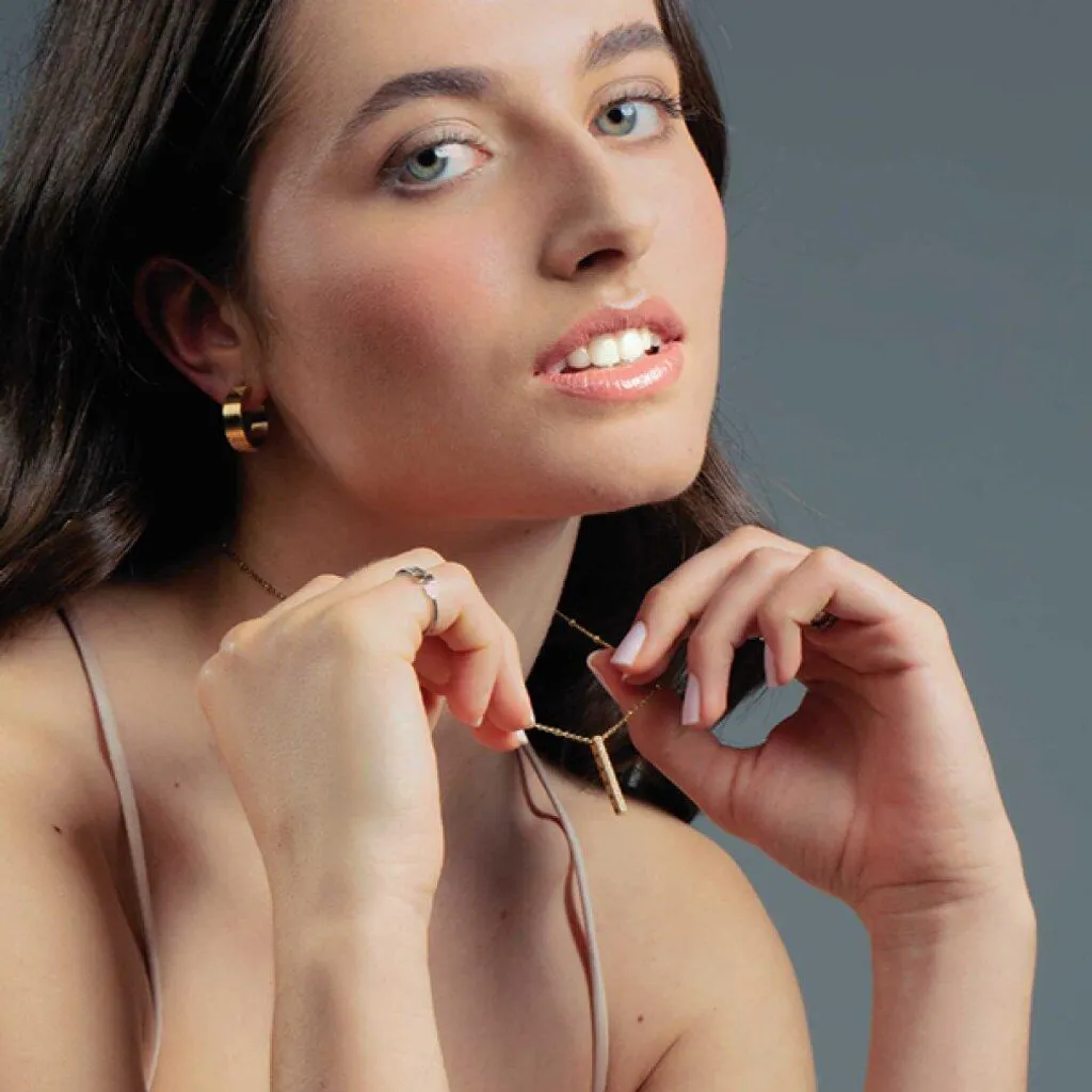 Collier Ao Ojrn02G : Bijou Élégant en Acier Inoxydable pour Femme