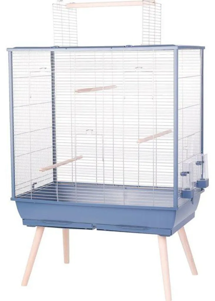Cage NEOLIFE 80 BIRD bleue 80cm - Habitat écologique certifié One Voice