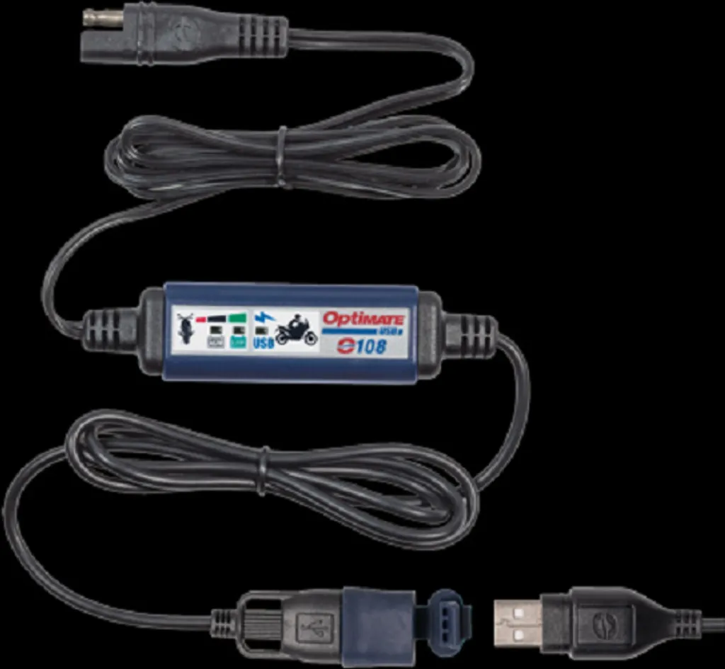 Prise USB moto 3300mA OptiMate O-108 V2 protection batterie