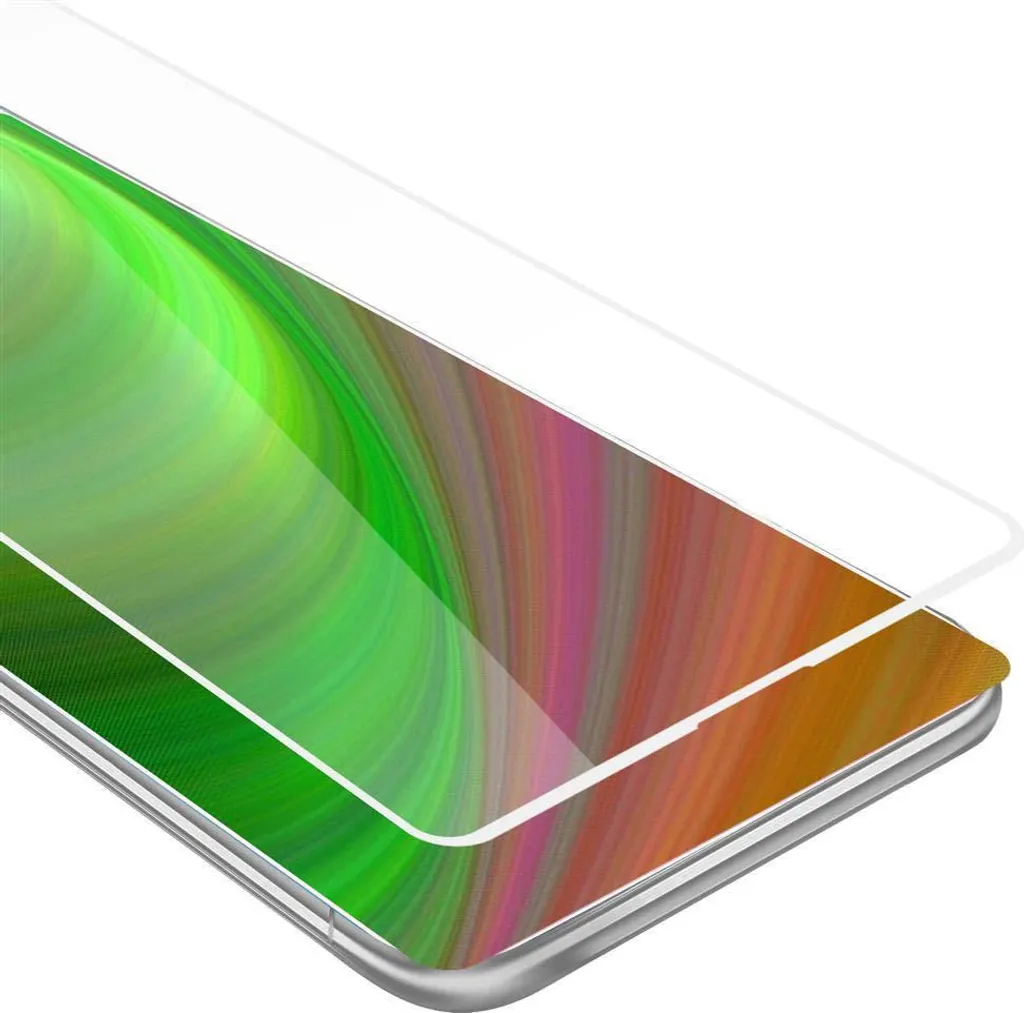 Cadorabo pellicola blindata per Xiaomi MIX 2S pellicola protettiva in bianco a schermo intero vetro temperato di protezione del display