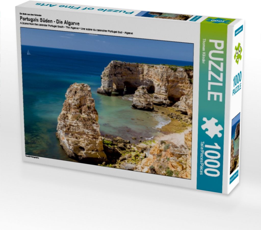 Calvendo Ein Motiv aus dem Kalender Portugals Süden - Die Algarve 1000 Teile Puzzle quer 640x480mm, Klinder Thomas; 7323614
