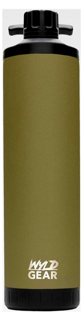Edelstahl-Wasserflasche mit Magnetverschluss, 680 ml, Grün