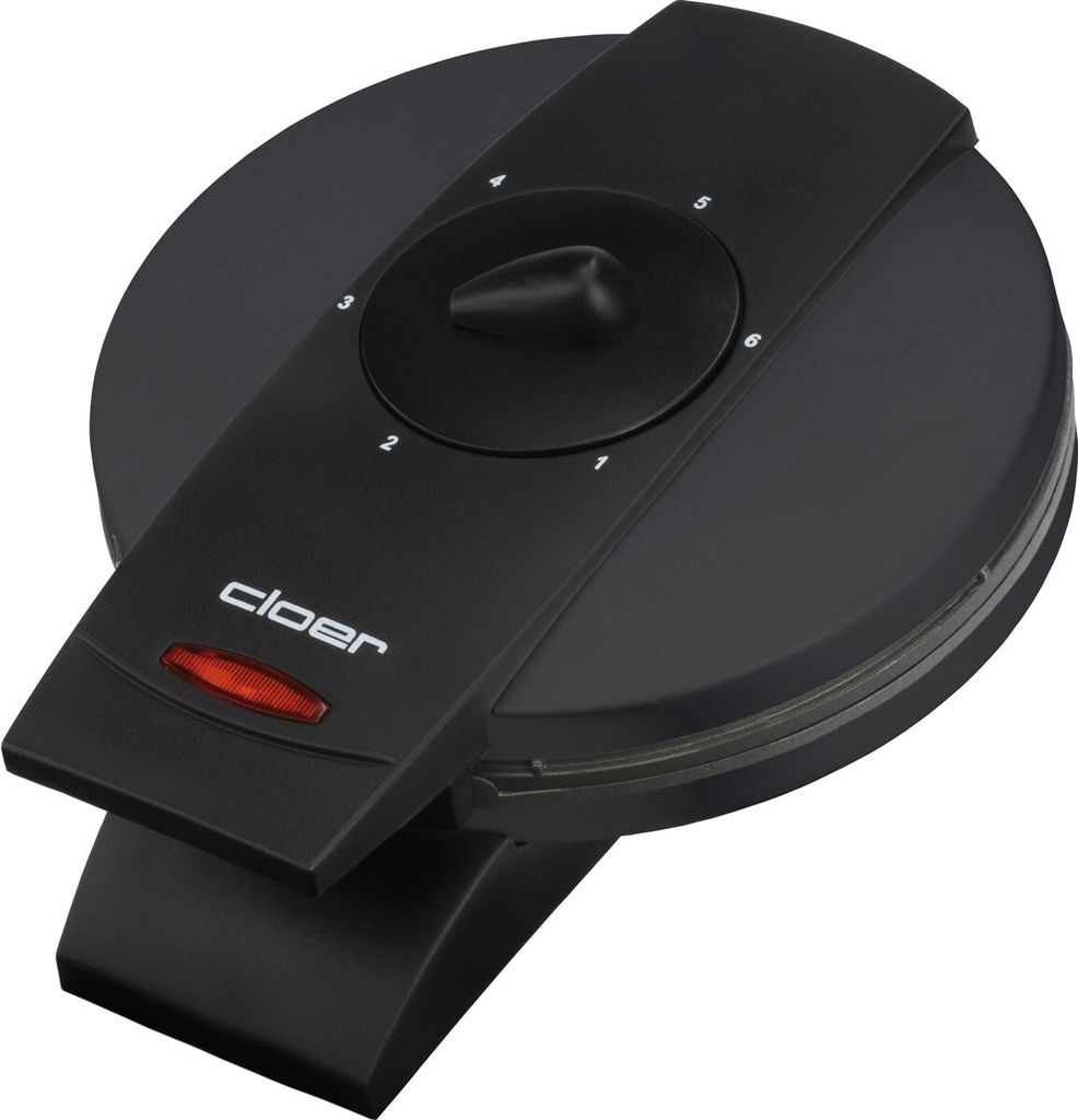 Cloer 1620 - Waffeleisen - 930 W - Schwarz Zdjęcie produktu 