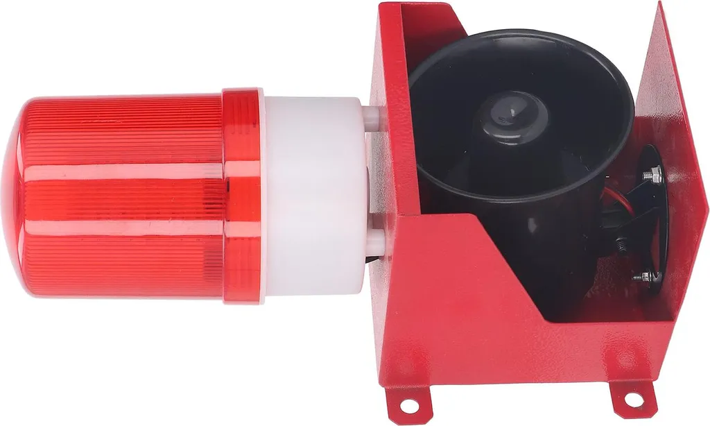 Alarme de Sécurité Industrielle 115dB avec Stroboscope pour Zone à Risque