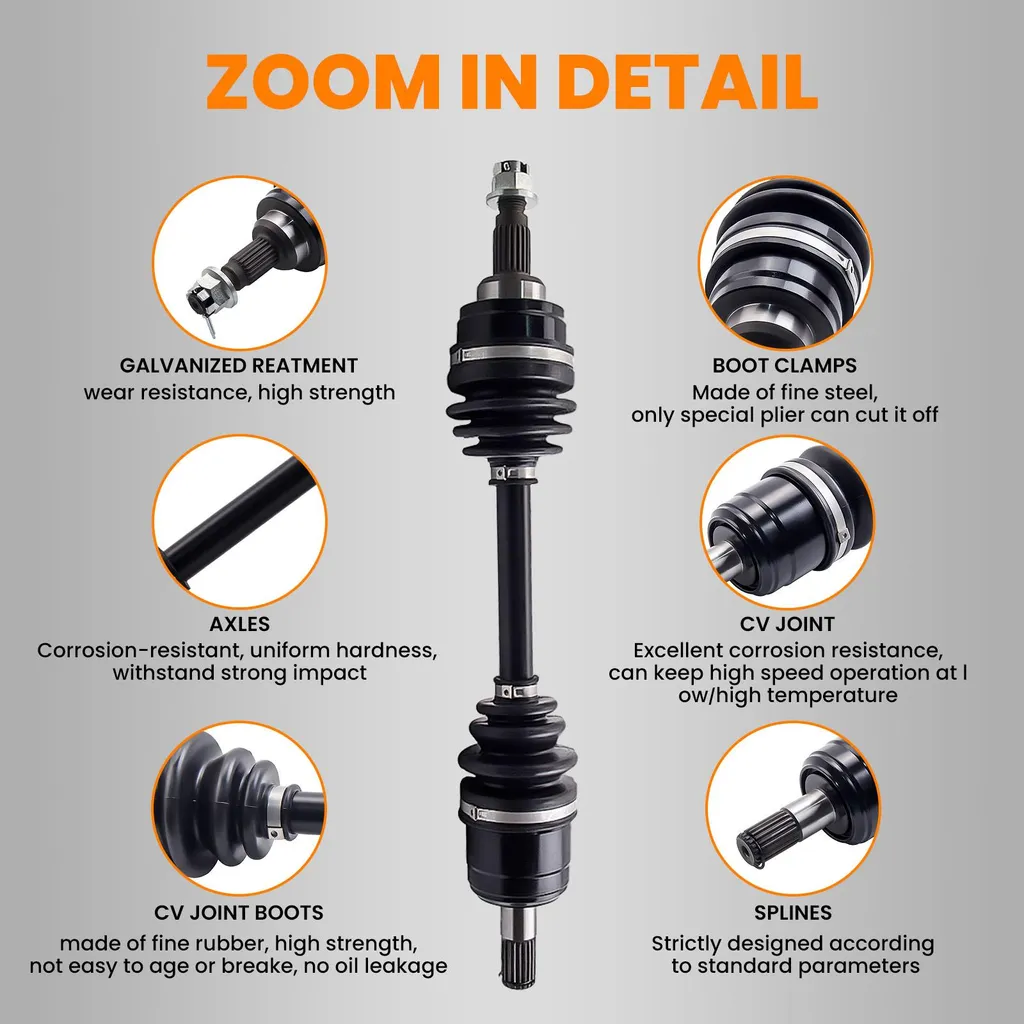 Arbre de Transmission Avant pour Honda TRX 350 FE FM Fourtrax Rancher - 8