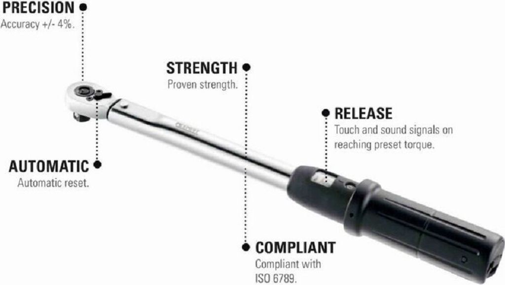 EXPERT Drehmomentschlüssel 1/4 5-25 Nm