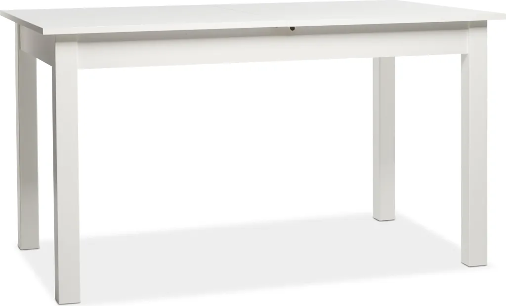 Table blanche modulable avec rallonges Intertrade 001288 solide et chic - 8