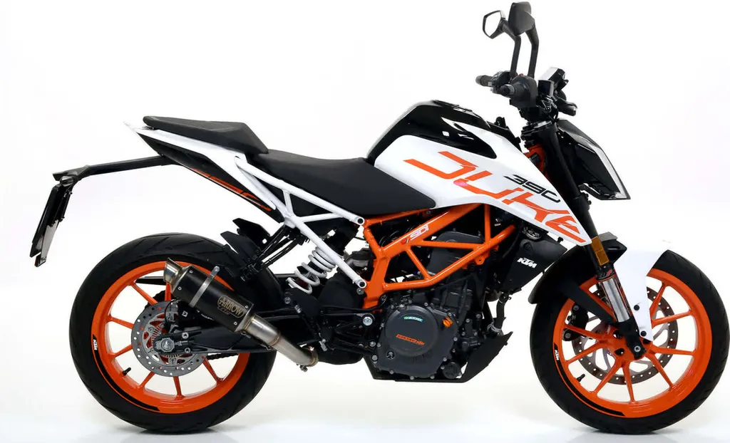 Échappement Racing Arrow GP2 pour KTM Duke 390 - Look Moto2 Noir