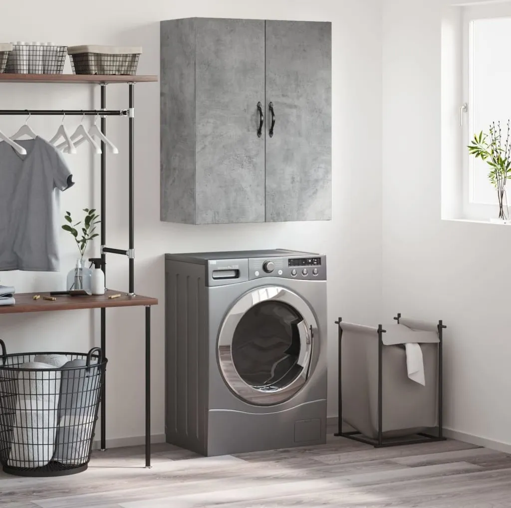 Armadio Sospeso vidaXL 69,5x34x90 cm Grigio Cemento | Arredo Studio