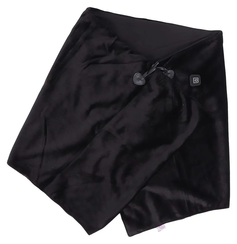 Chauffe-dos électrique 3 réglages de température en textile ultra-doux