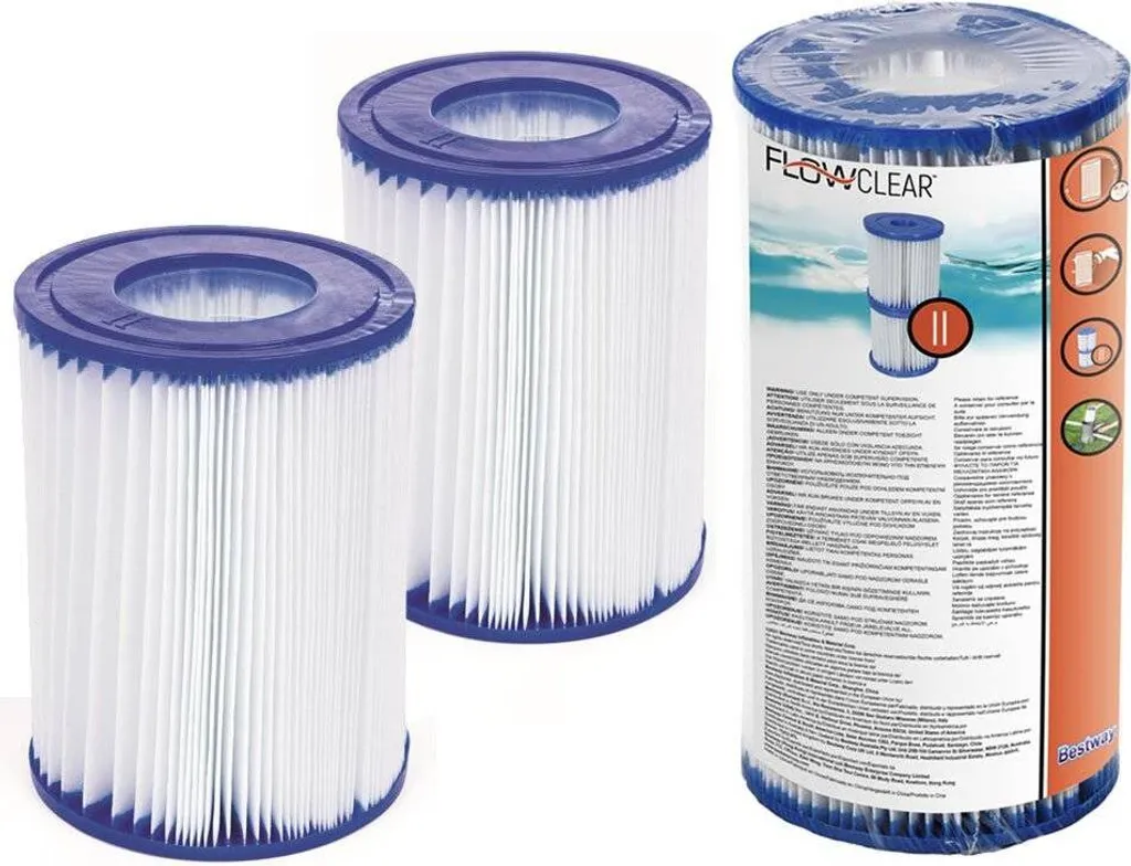 Ricambio Filtro Piscina Tipo II - Acqua Pulita per Pompe 3.028 L/h - 29