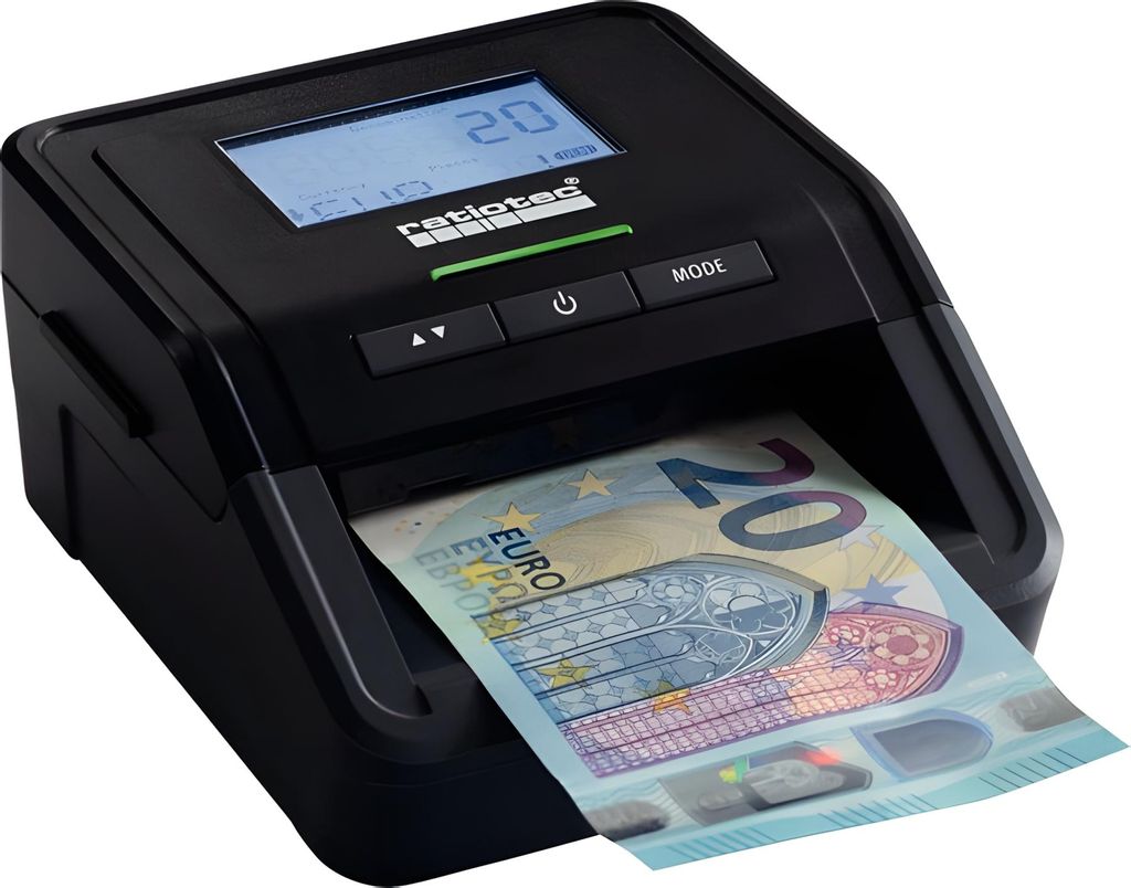 Banknotenprüfgerät Smart Protect Plus, mit Bildschirm, EUR / GBP / CHF