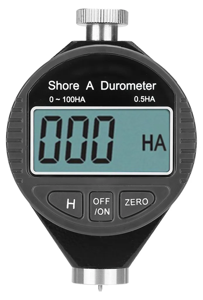 Duromètre numérique Shore A 100HD écran LCD haute précision pour gomme