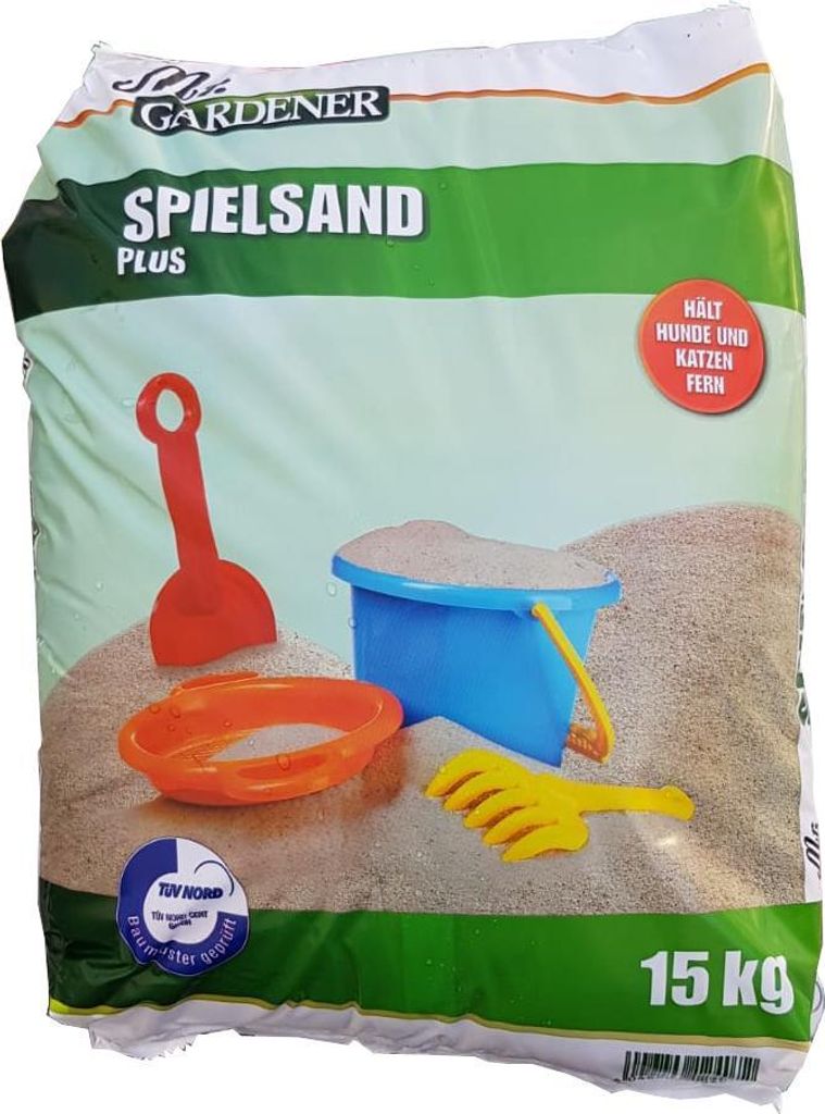 15kg Mr.Gardener Spielsand Hunde Katzen abweisend Produktbild 