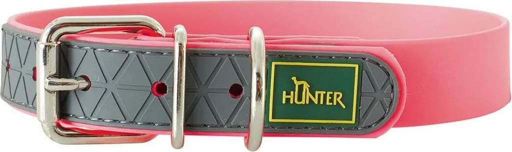 Hunter Convenience Collare Rosa Fluo 42-50 cm | Stile e Sicurezza