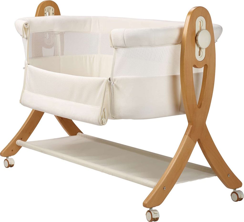 BabyGo Beistellbett SidebySide, Echtholz Produktbild 