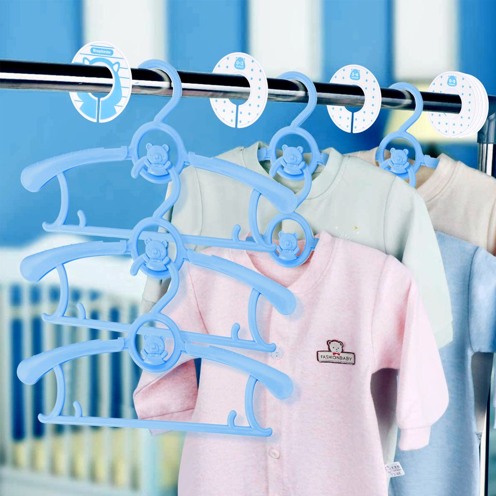 Homewit 20-teilig ausziehbare Kinderkleiderbügel, 29 cm bis Produktbild 6