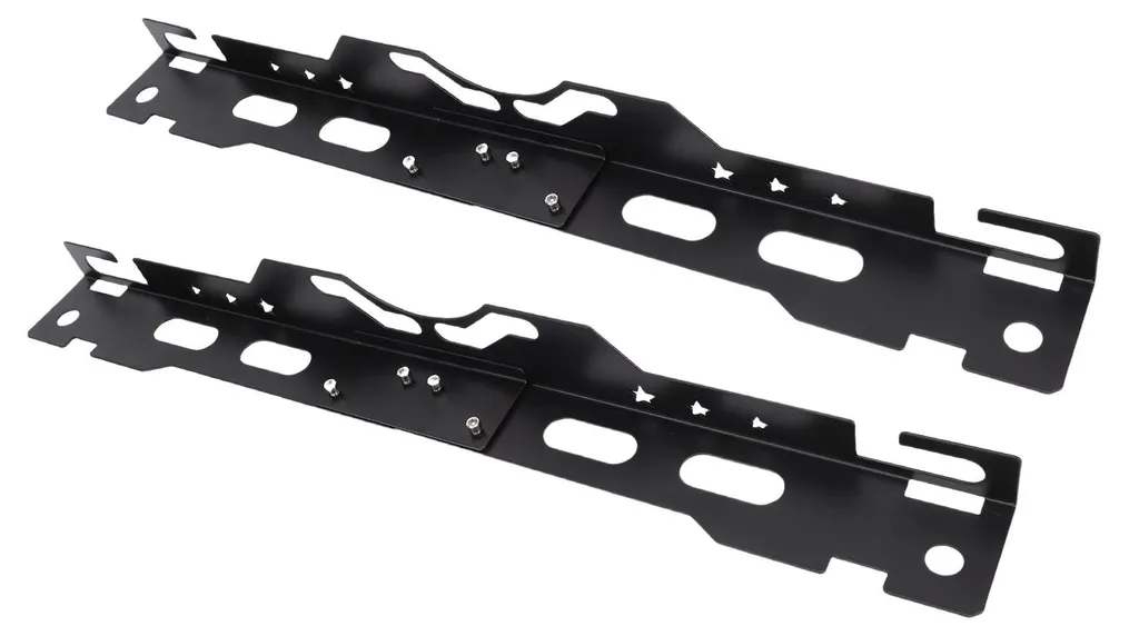 Plaque de géométrie précise noir mat avec double ruban de mesure intégré