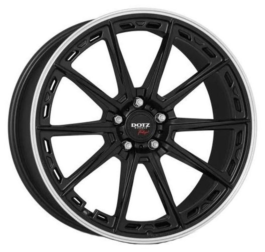 ALUFELGE DOTZ Sonoma dark 8x20 5x112 ET 41 BLACK MATT/POLISHED LIP