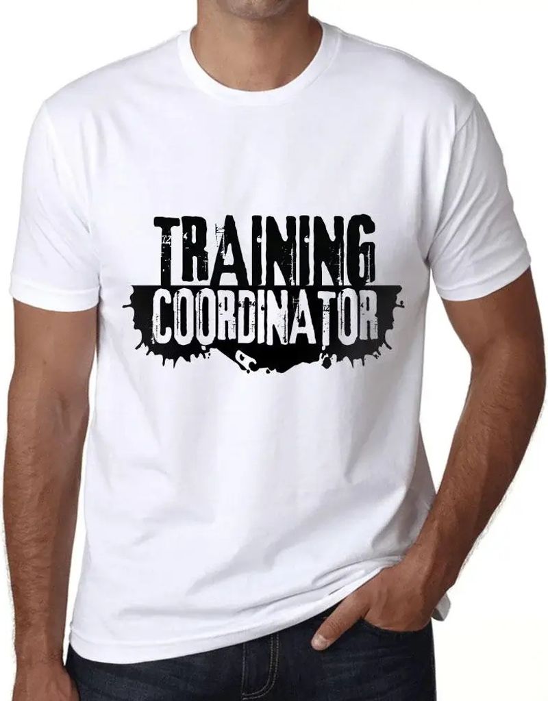 Herren Grafik T-Shirt Koordinator der Ausbildung – Training Coordinator – Öko-Verantwortlich Vintage Jahrgang Kurzarm Lustige Druck Geburtstag