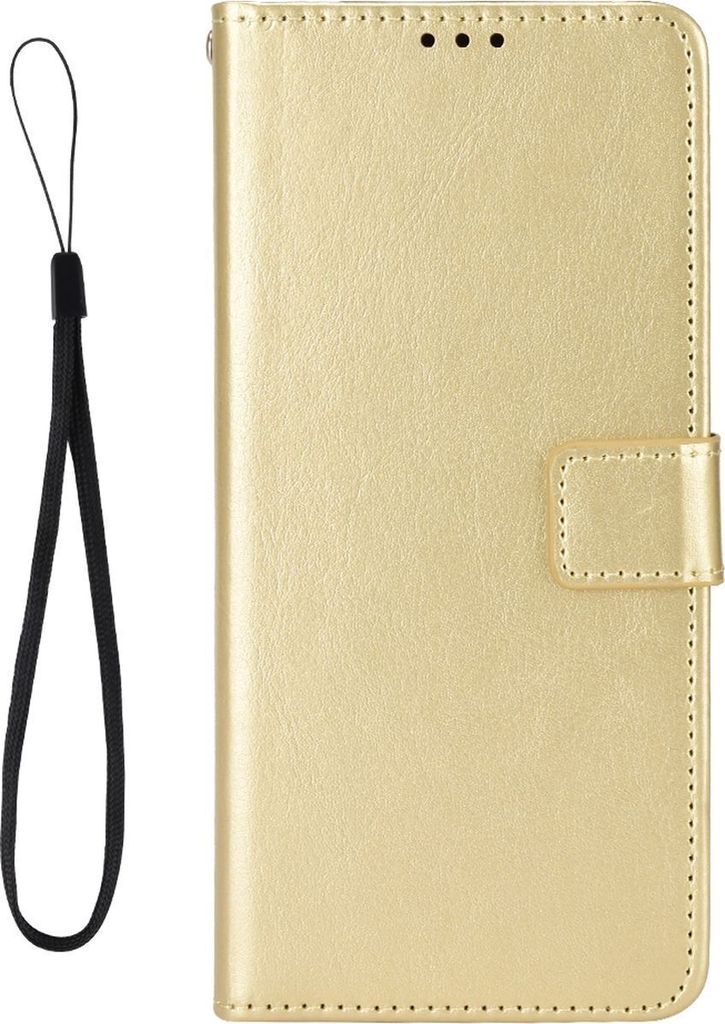 Mobigear Wallet TCL 30 Plus Hülle Klapphülle Geldbörse - Gold