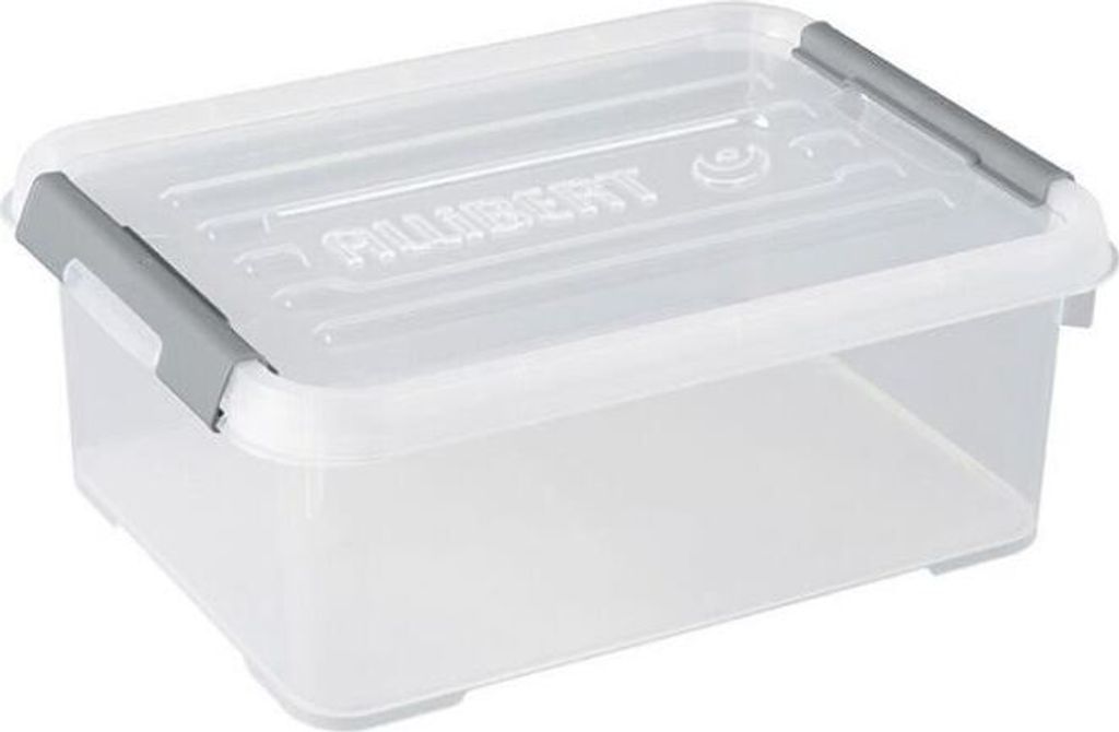 Allibert HANDY+ Box 12L, transparent / silber