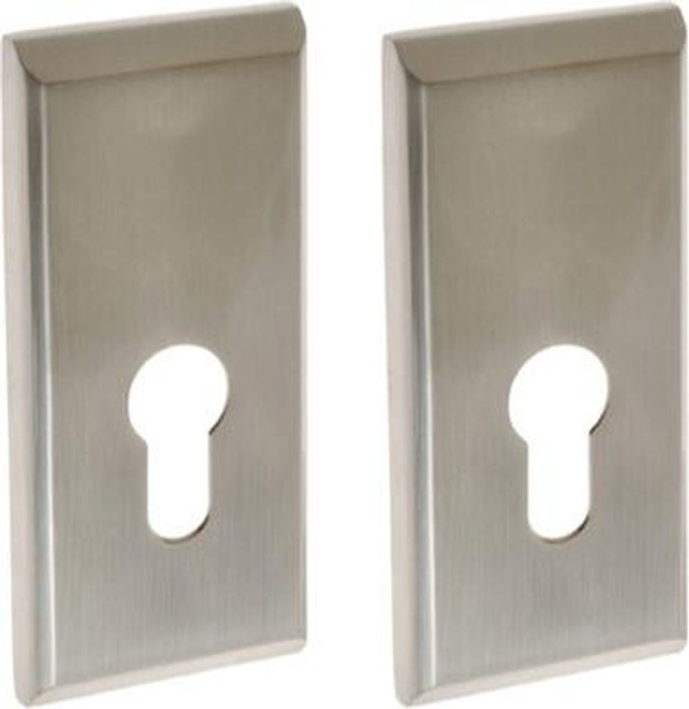 WB Schaffner SPECIAL rechteckiges Außenschild, Nickel satiniert