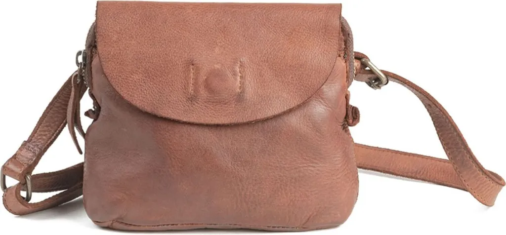 Sac Banane et Bandoulière Cuir Brun Cognac - Sacoche Homme et Femme