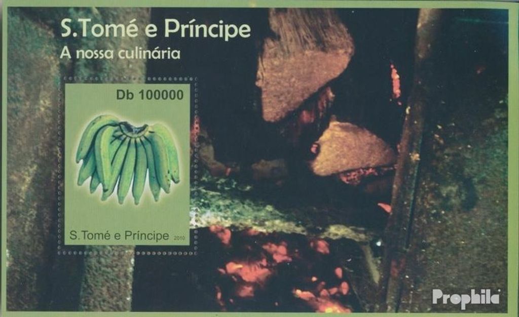Briefmarken Sao Tome e Principe 2010 Mi Block 804 (kompl. Ausgabe) postfrisch Kulinarisches von Sao Tome & Principe