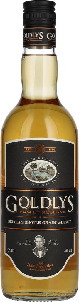 Filliers Goldlys Family Reserve Belgian Single Grain Whisky 40% Vol. 0,7l