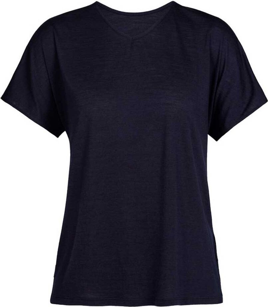Icebreaker Drayden Reversible Merino Kurzarm-t-shirt Blau XS Frau Blau XS