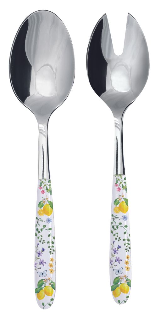 Salatbesteck FLEURS ET CITRONS Zitronen Easy Life Produktbild 