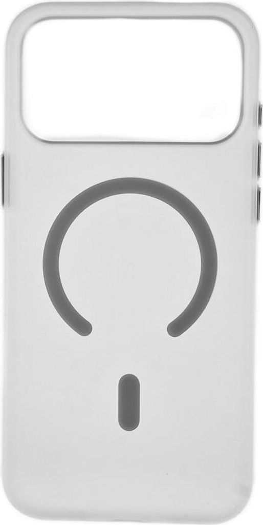 Dünne Handyhülle Bumper mit Magnetring kompatibel mit iPhone 17 Air Weiß