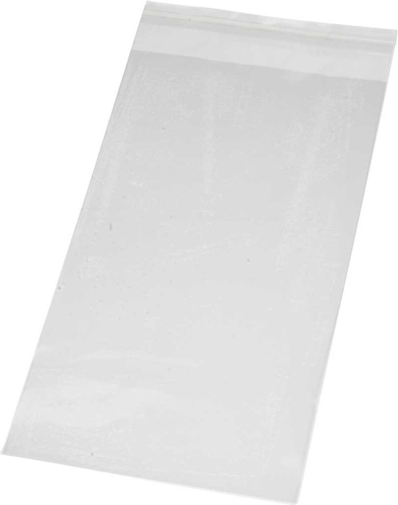 Creativ Company Zellophantüten Geschenkbeutel transparent 12x22 cm 200 Stück