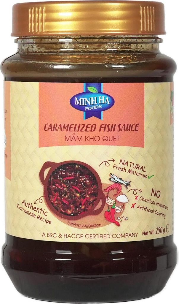 Minh Ha Caramelisierte Fischsauce Mam Kho Quet 250g