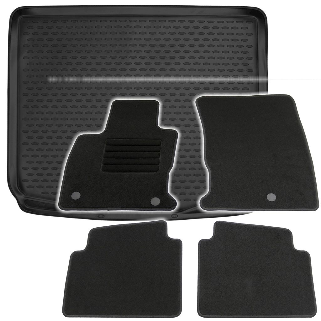 Gummi-Kofferraumwanne + Fußmatten Set für Ford Kuga MK3 PHEV, Bj. 4/2020-