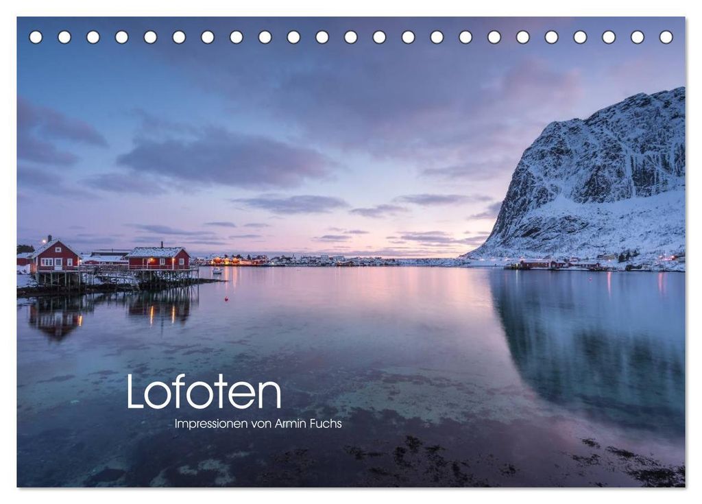 Lofoten Impressionen von Armin Fuchs (Tischkalender 2027 DIN A5 quer), CALVENDO Monatskalender