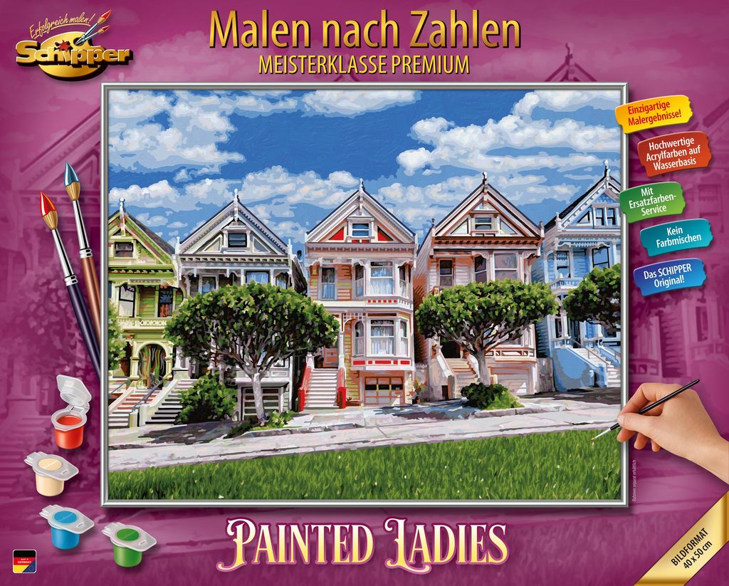 Malen nach Zahlen|Schipper Malen nach Zahlen - Painted Ladies