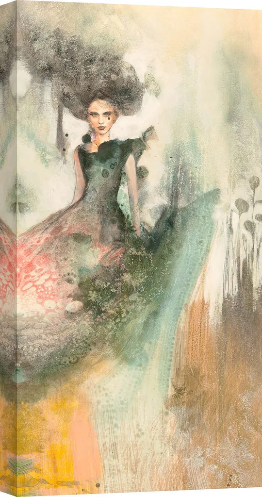 Décorer un Grand Mur Vide : Tableau Toile Femme 120x60 cm Pagnoni