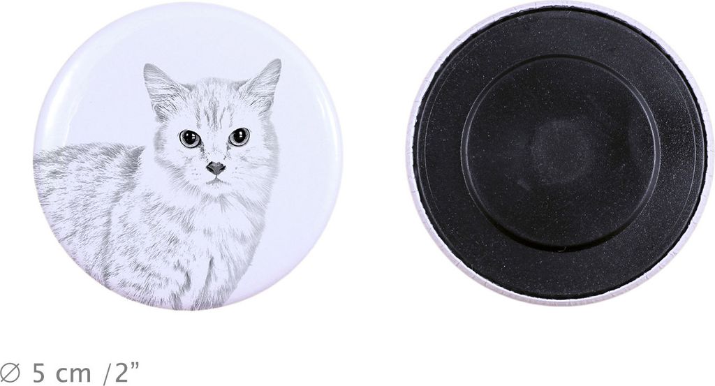 Munchkin Katze - Sammlung von einzigartigen Magneten, eigenes Foto, Marke Art-Dog