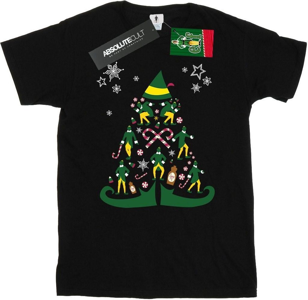Elf - T-Shirt für Herren BI23500 (3XL) (Schwarz)