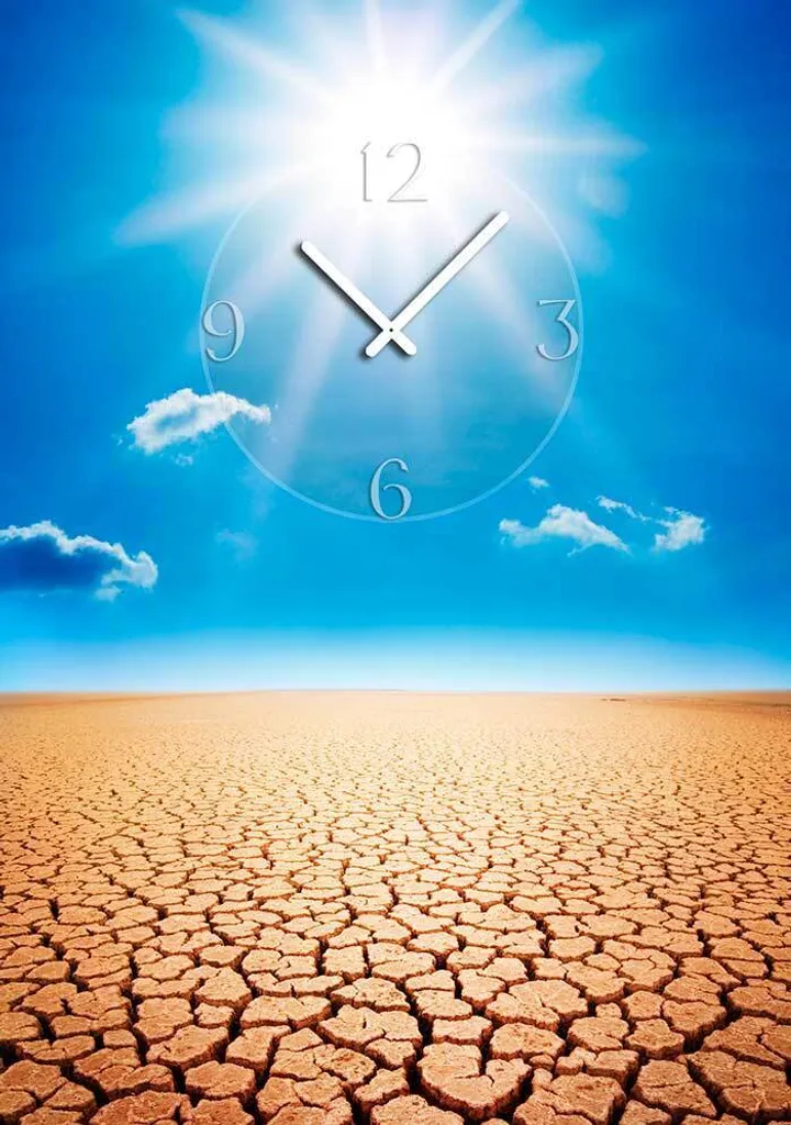 Orologio di Design Dixtime 6017 - 35x50cm Alluminio Dibond Silenzioso
